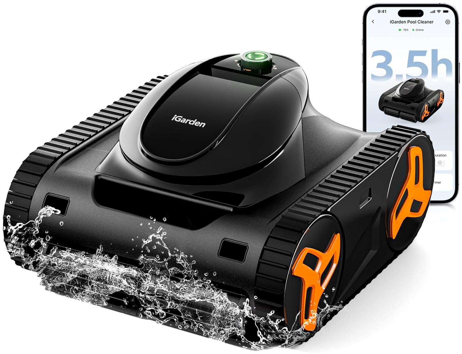Smart Gardening - Robot Pulitore per Piscine Serie KN,