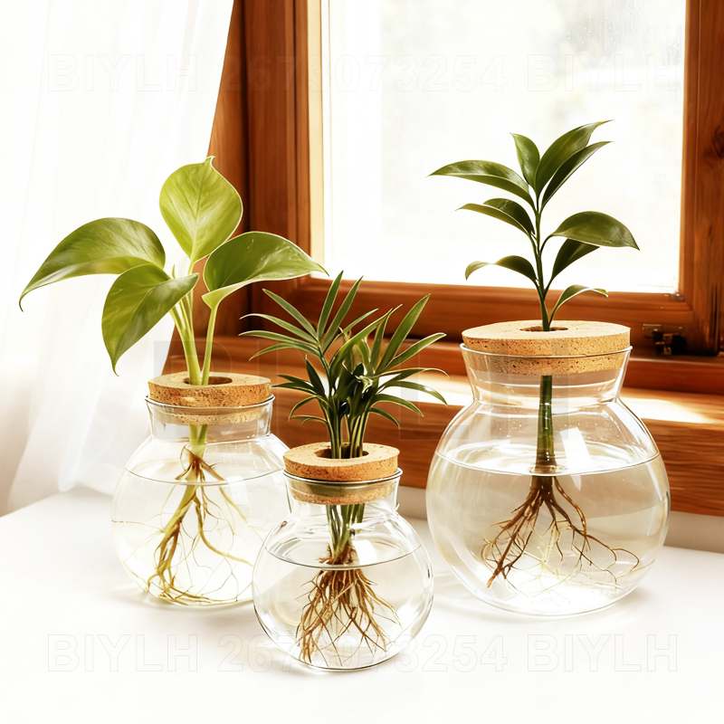 Hydroponic Grow Pod - Vaso di vetro per piante idroponiche