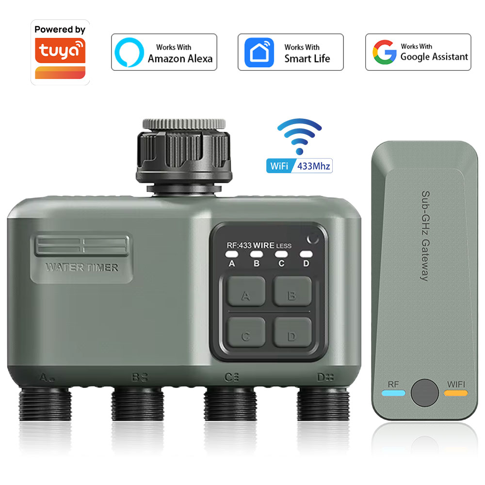 Smart Garden Sprinkler - Timer Digitale Programmabile a 4 Uscite