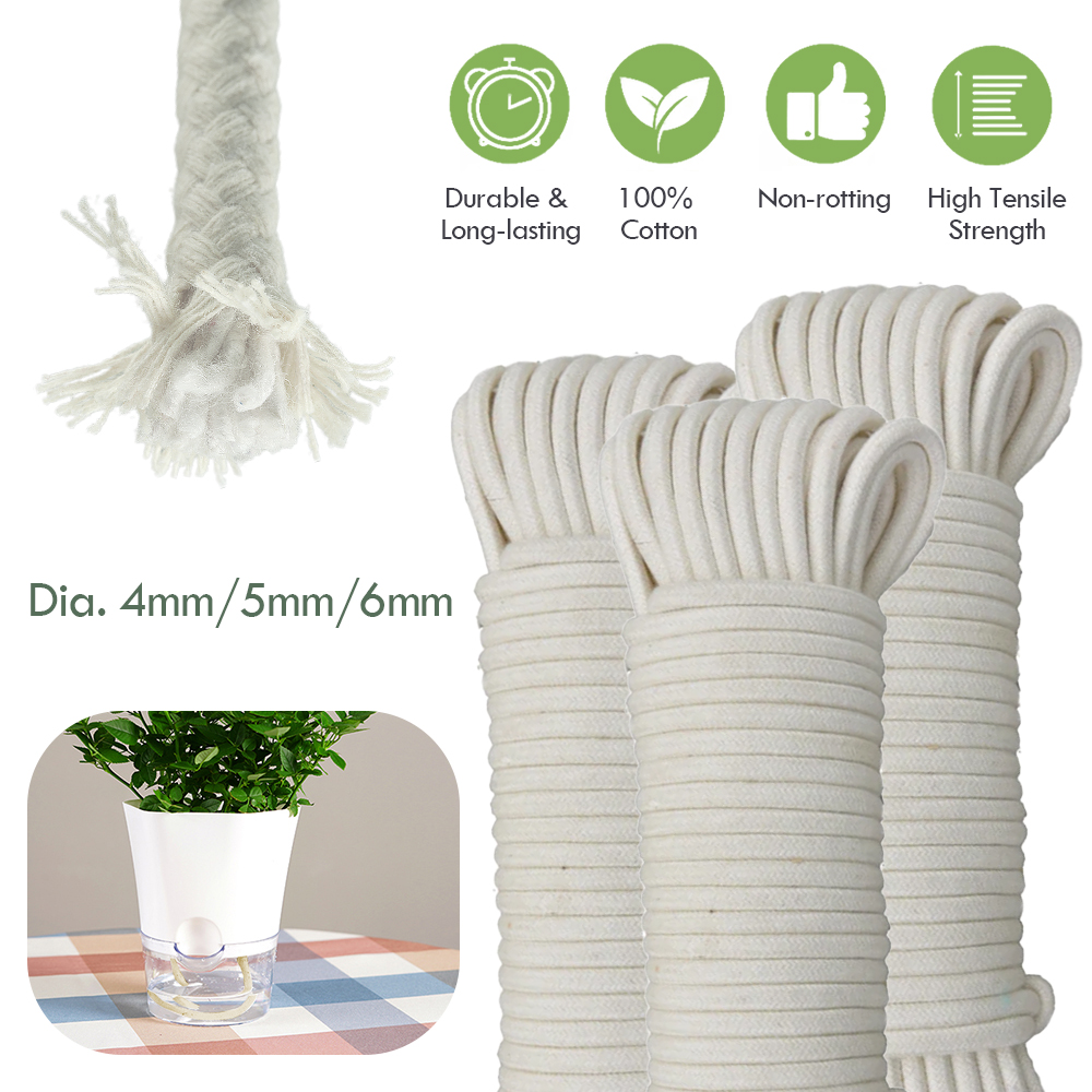 Smart Garden Sprinkler - 4/5/6mm autoirrigante cotone stoppino cavo piante