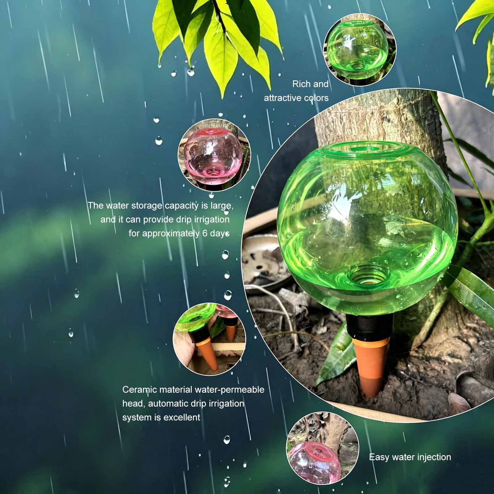 1/4 pezzi di sfere per irrigaz - Plant Watering Globe recensione e prezzo