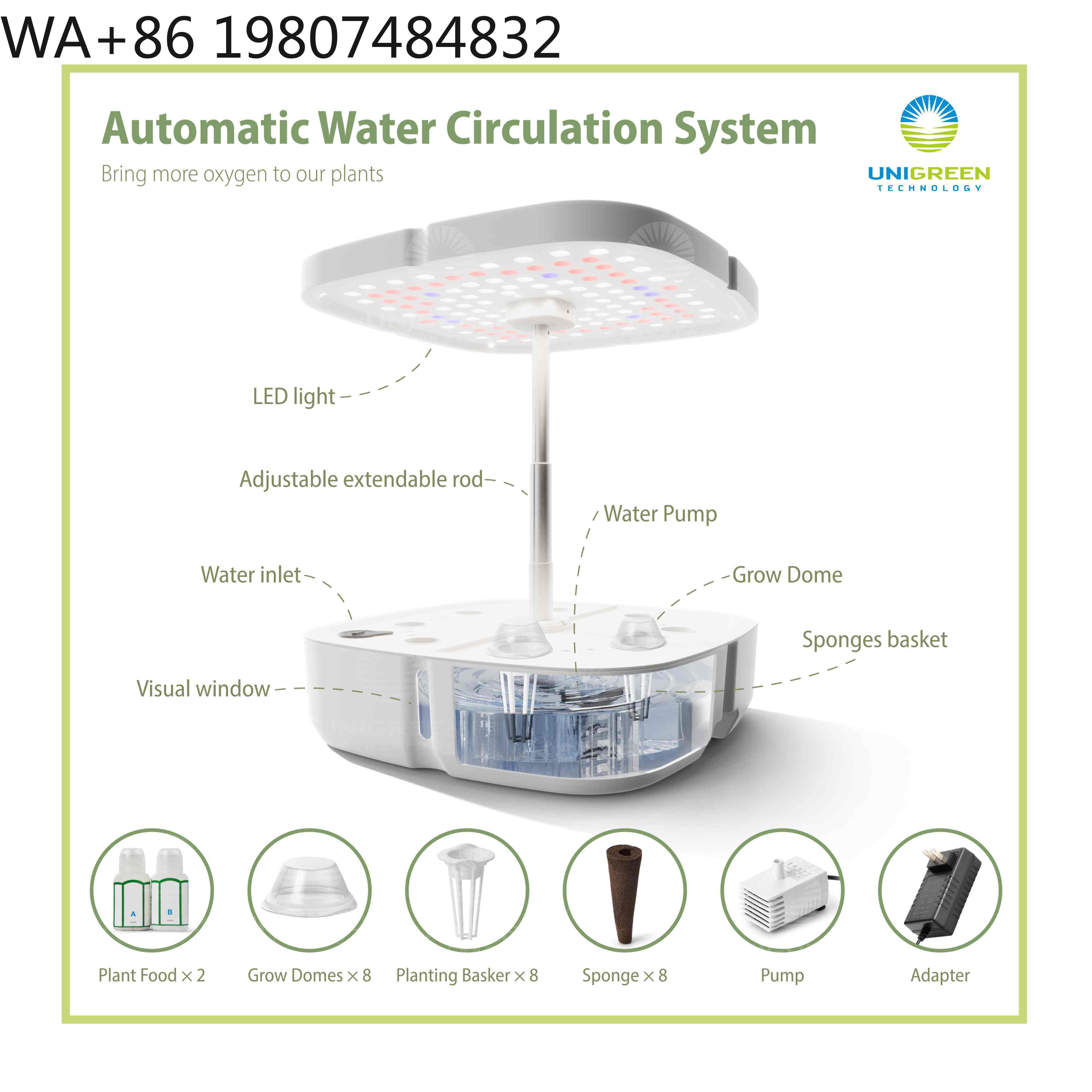 Mini serra idroponica a 8 post - Hydroponic Grow Pod recensione e prezzo