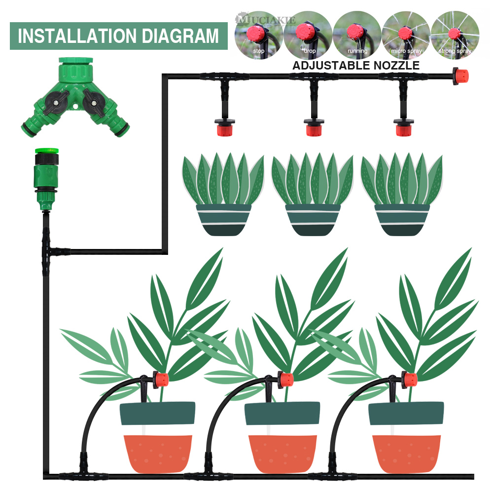 50-5M 1/4 ''gocciolatori regol - Smart Garden Sprinkler recensione e prezzo