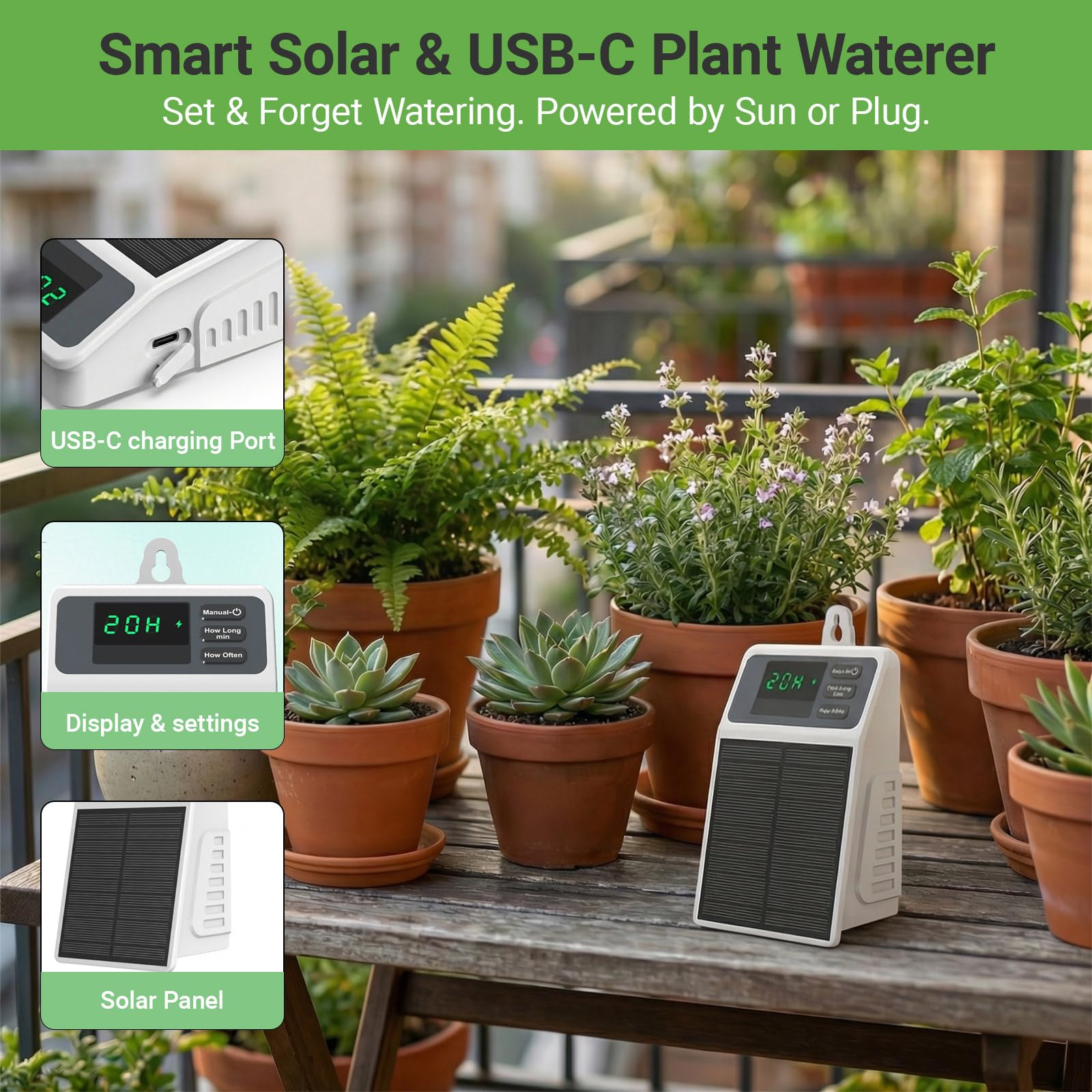 Sistema di irrigazione solare  - Smart Garden Sprinkler recensione e prezzo