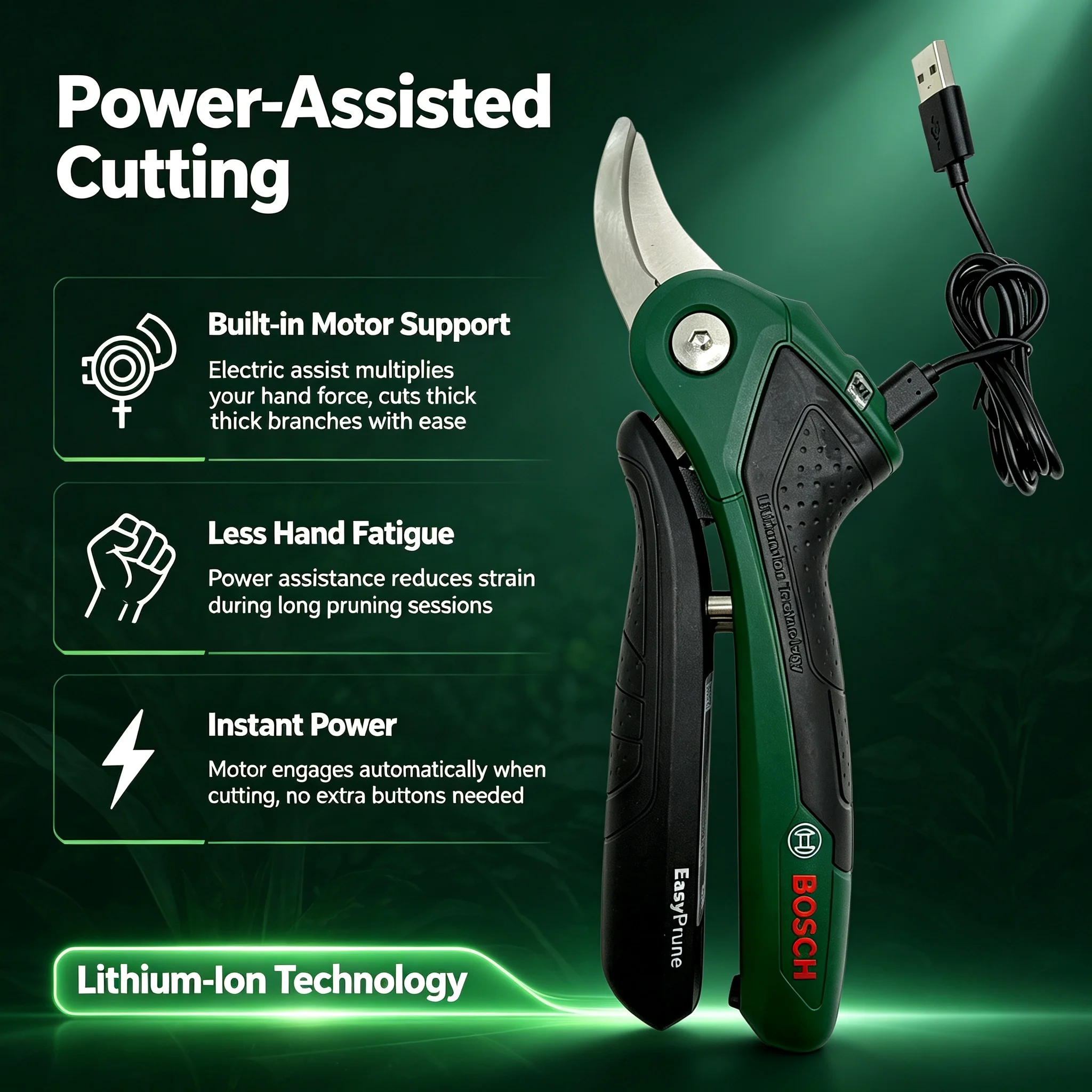 Forbici da Potatura Elettriche - Smart Garden Bosch recensione e prezzo