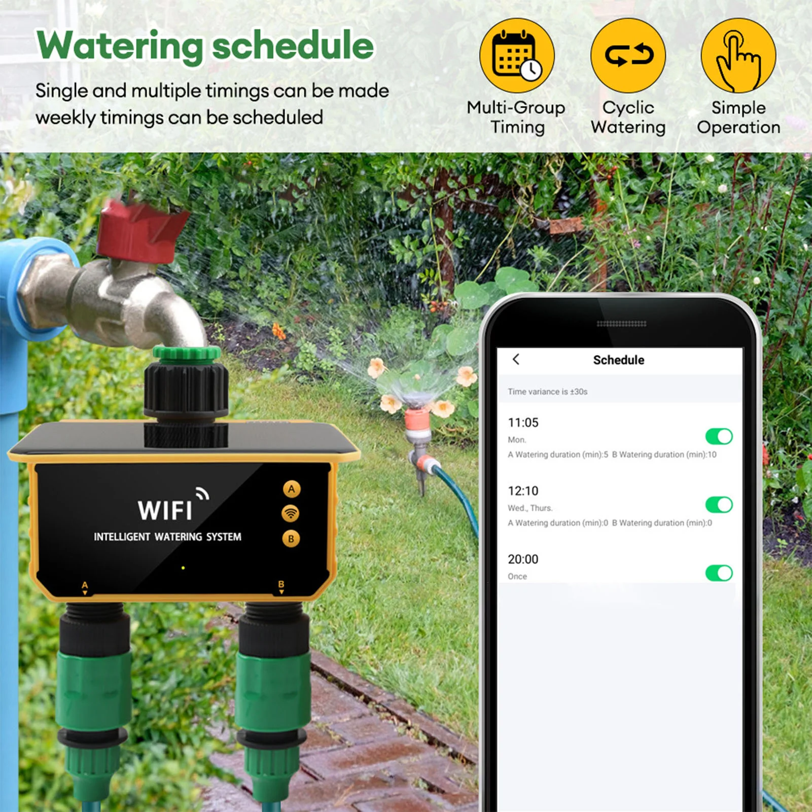 Timer Irrigazione Smart WiFi S - Smart Garden Sprinkler recensione e prezzo