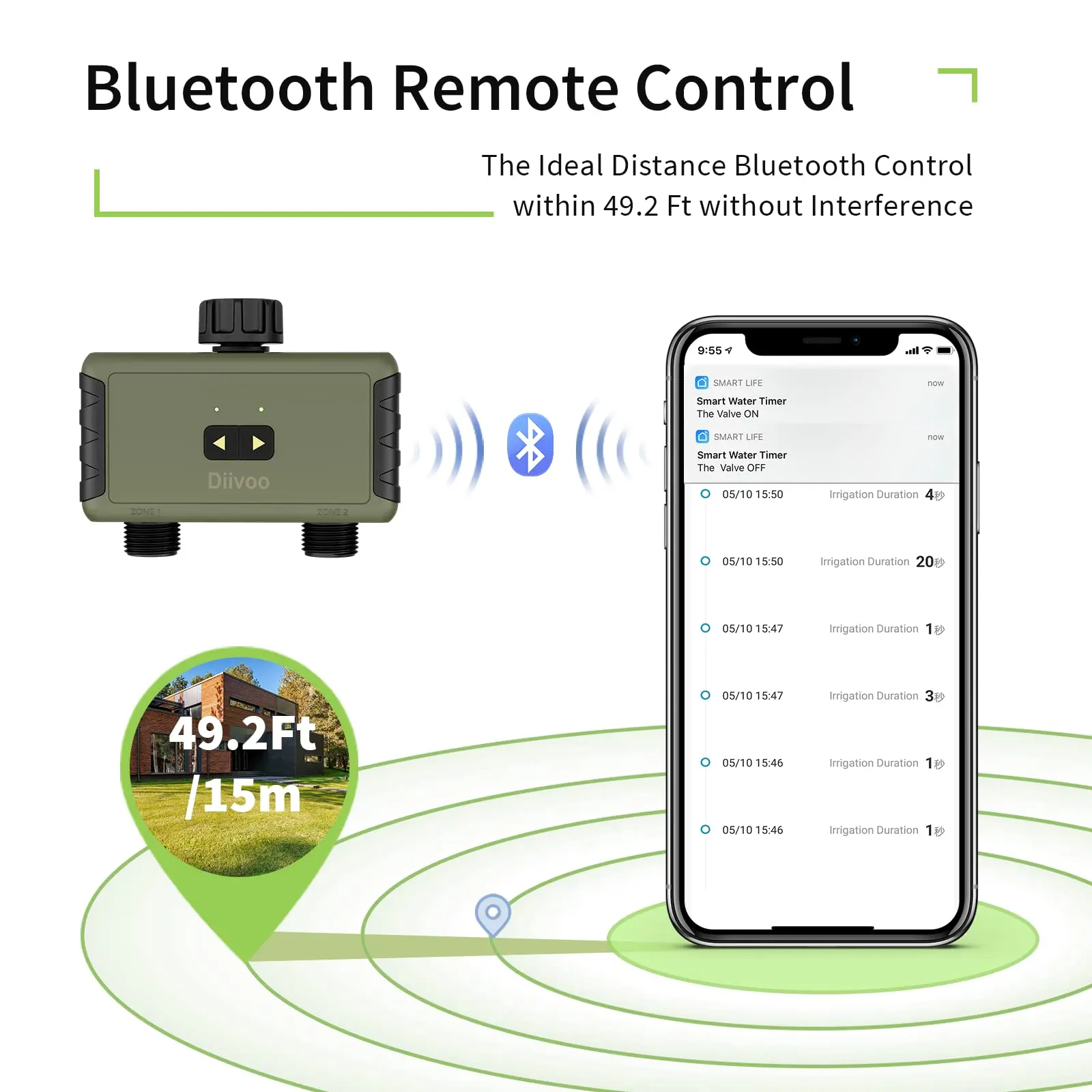 Timer Irrigazione Diivoo Bluet - Smart Garden Watering Can recensione e prezzo