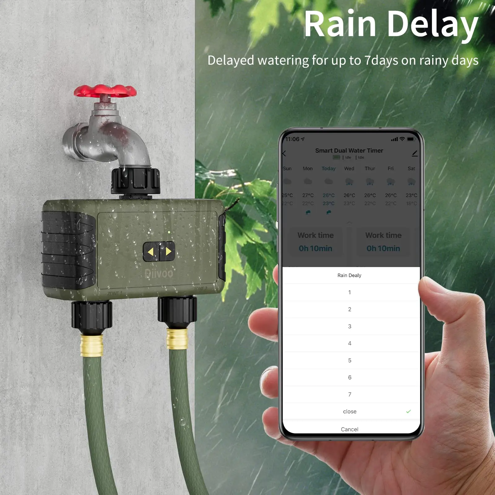 Timer Irrigazione Diivoo Bluet - Smart Garden Watering Can recensione e prezzo